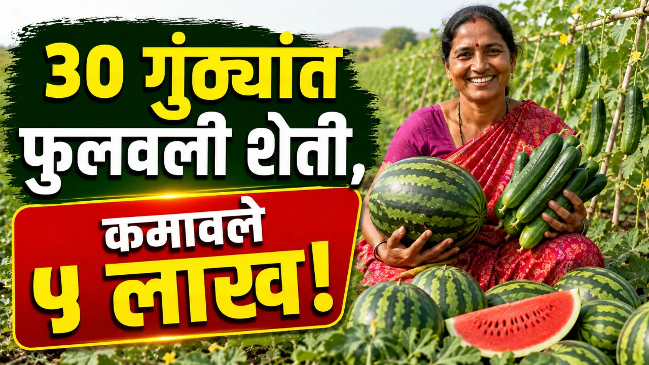 Dual Crop Farming: Woman farmer Rupali Gaikwad in her successful agricultural field in Maval.